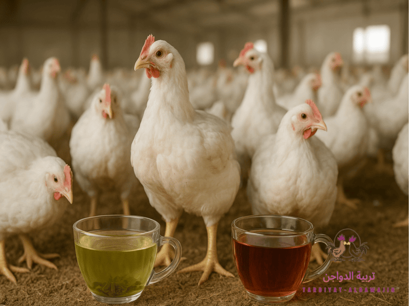 فوائد الشاي للدواجن 