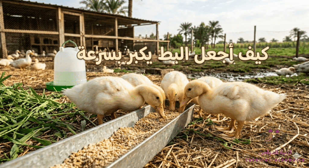 كيف اجعل البط يكبر بسرعه